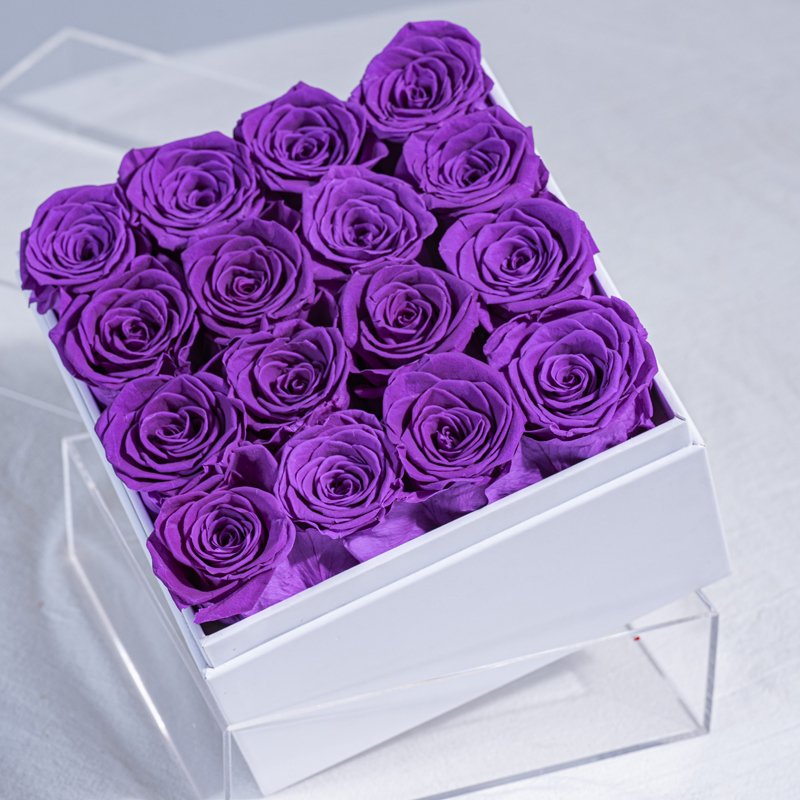 Decorationspreserved Roses Boxes Square Boxes for Preserved Flowers & Plants Pretty Gift Other Wedding Wholesale Box Acrylic