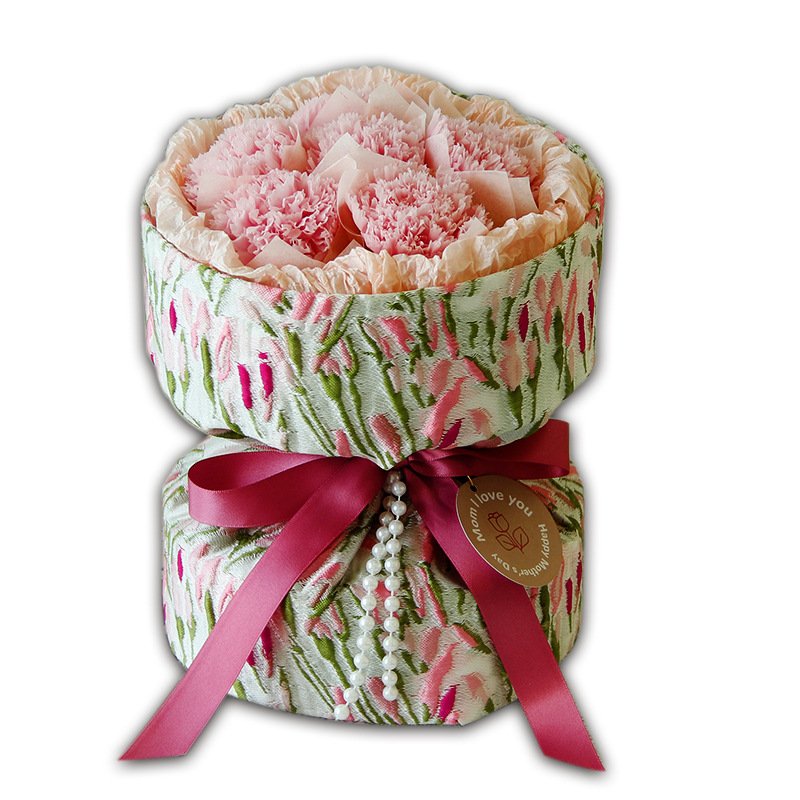 TC Wholesale Real Carnation Finished Bouquet Valentine's Day Mothe's Day Gift Preserved Flowers Carnations For Mum