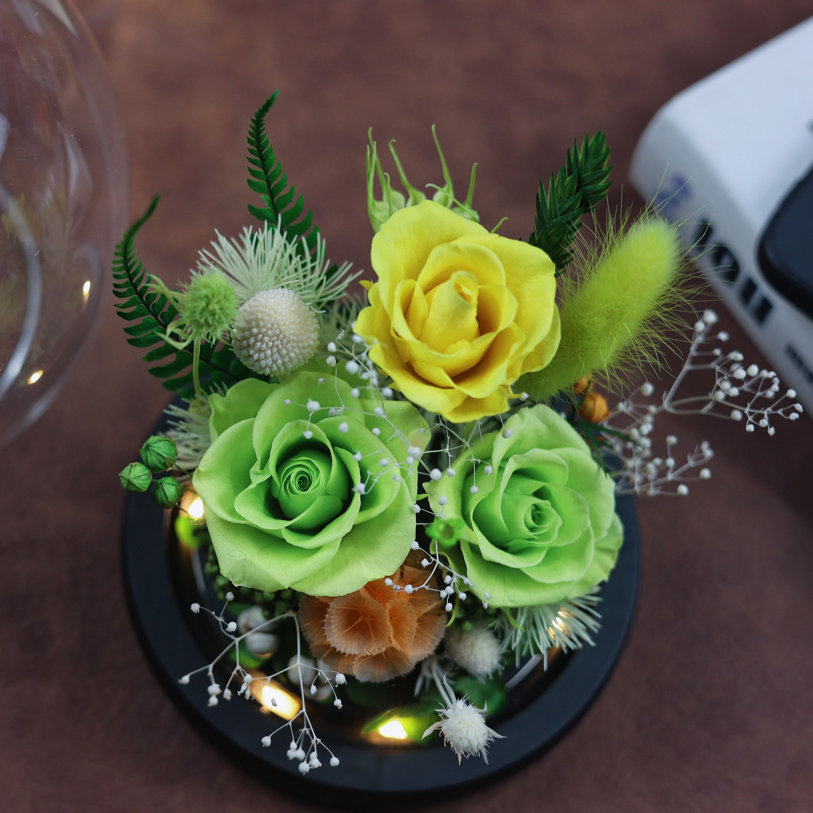 Mothers Day Gift Everlasting Enchanted Eternity Infinity Forever Eternal Flower Preserved Rose In A Glass Dome