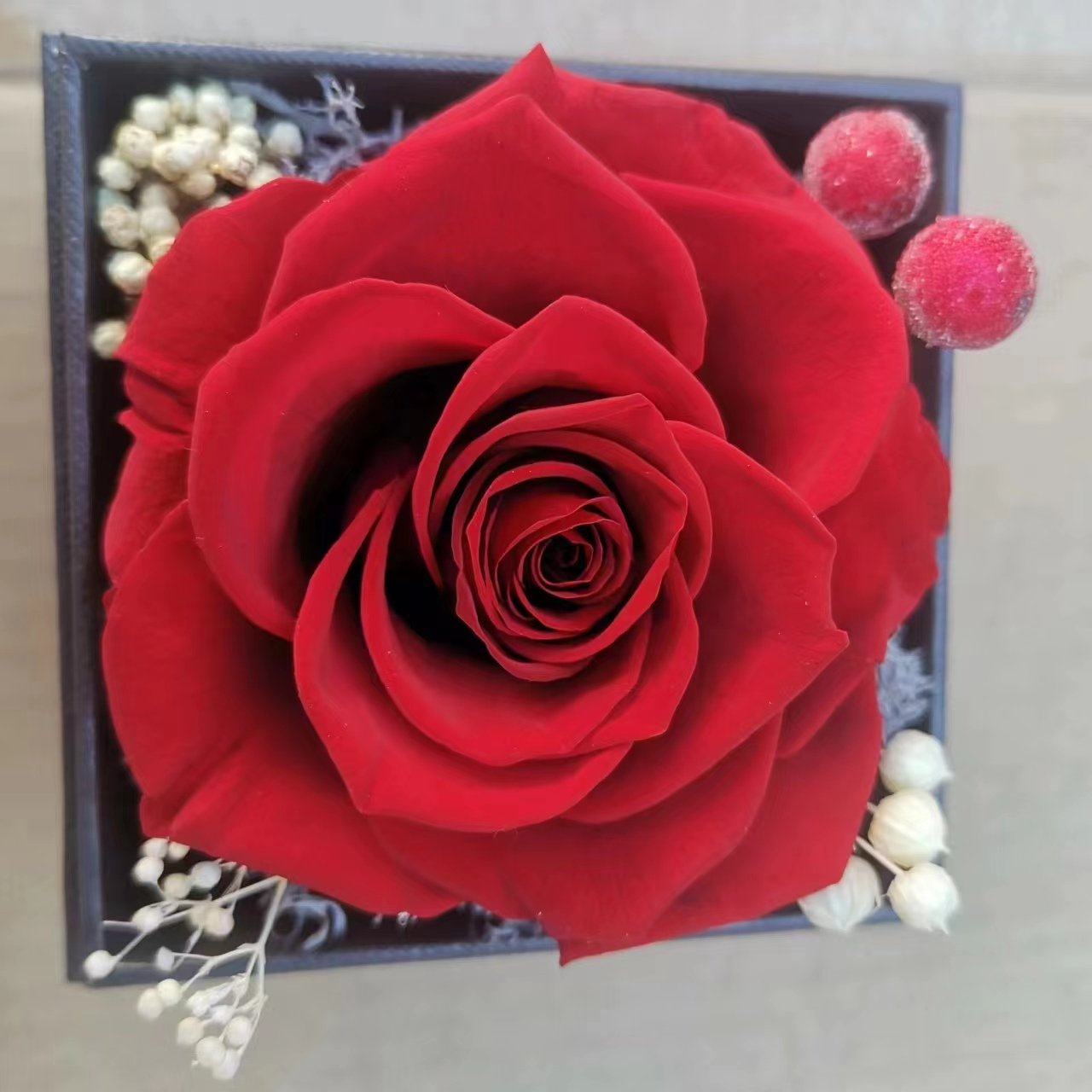 Wholesale Valentine's Day gifts natural preserved flower jewelry rose in glass/box for necklace Festival gifts &hand gifts