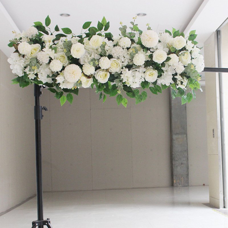 Outdoor wedding ceremony hanging decorative backdrop Arch Decor Wedding Flowers Garlands artificial plants and flowers