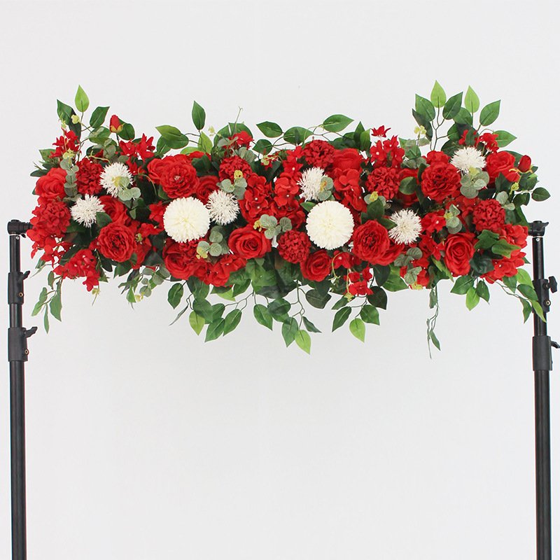 Outdoor wedding ceremony hanging decorative backdrop Arch Decor Wedding Flowers Garlands artificial plants and flowers