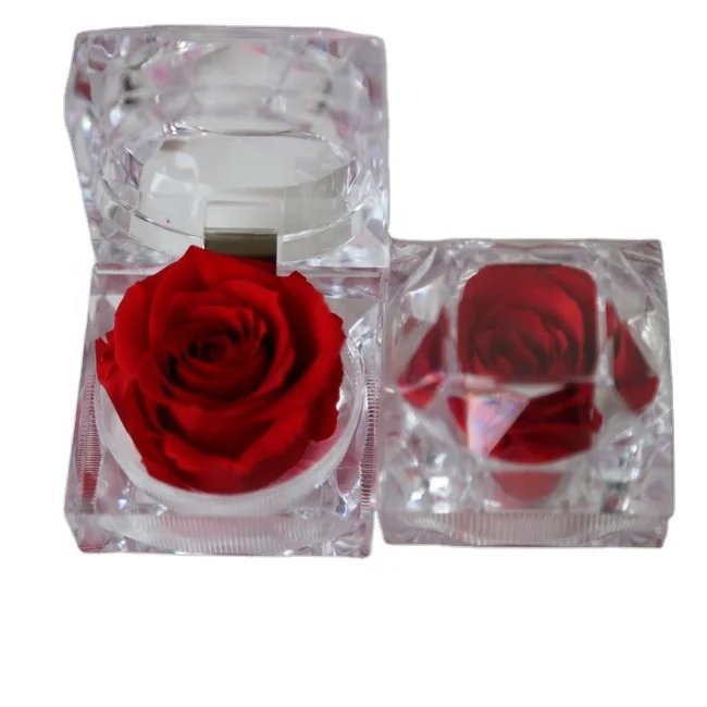 RTS Factory Preserved Flower Rose Never Withered Rose Gift For Valentine's Day Birthday And Anniversary With Drawer Gift Box