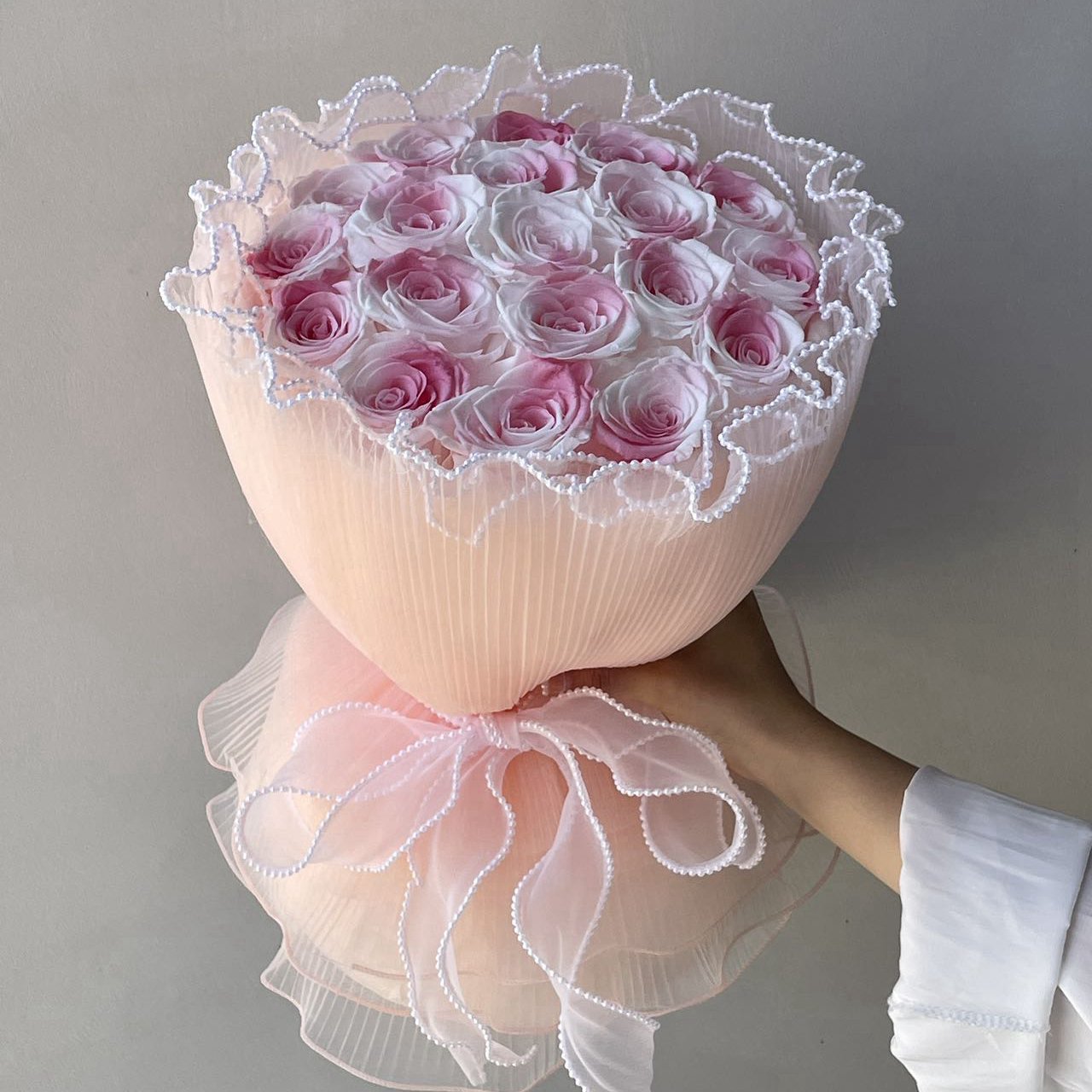 Home Decoration Luxurious ornaments Rose Bouquet Charming luxury Eternity Preserved Flower immortal Eternal Flower Rose Bouquet
