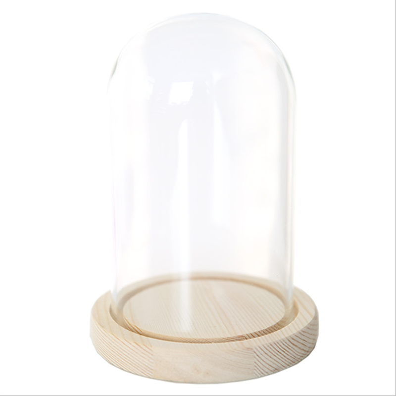 Factory Directly Sale Cheap Custom Sizes Glass Bell Dome Cloche With Base