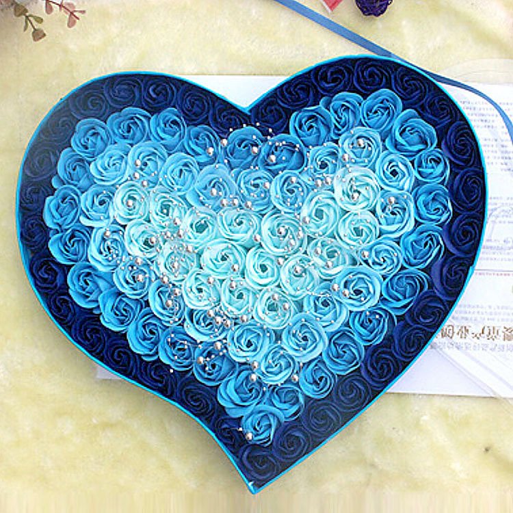 Heart shape gift box Love Forever Rose Pink Eternal Romantic Valntines Handmade Preserved Real Flowers Valentines Day Gifts