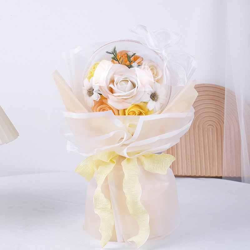 Creative Eternal Flower Tote Bag Practical Soap Flower Birthday Gift For Girlfriend