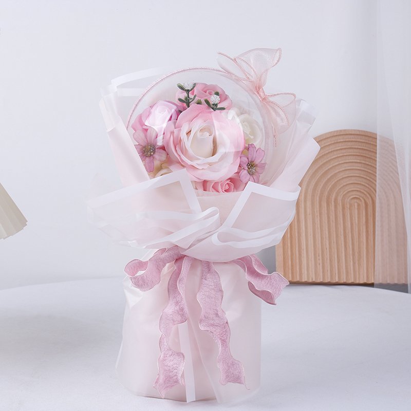 Creative Eternal Flower Tote Bag Practical Soap Flower Birthday Gift For Girlfriend