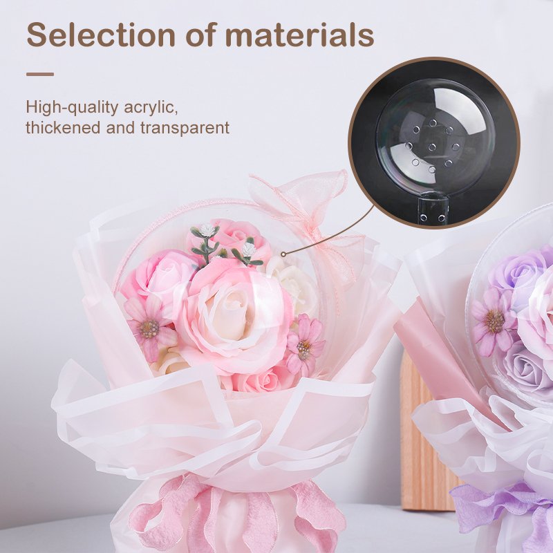 Creative Eternal Flower Tote Bag Practical Soap Flower Birthday Gift For Girlfriend
