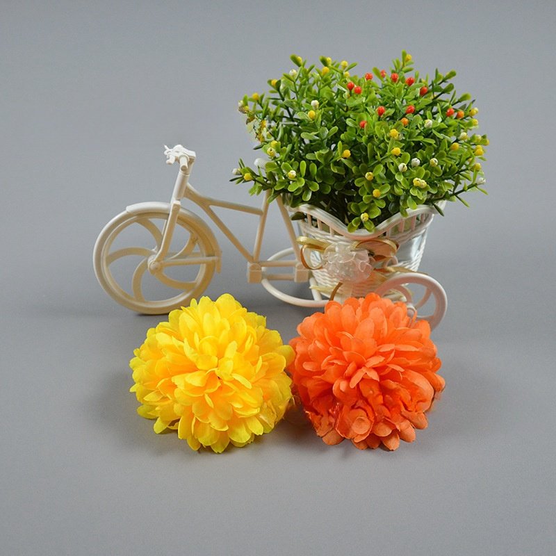 Wholesale DIY Thousand Layer Chrysanthemum Silk Cloth Flowers Wedding Easter Graduation Decorations Crafts Artificial Flowers