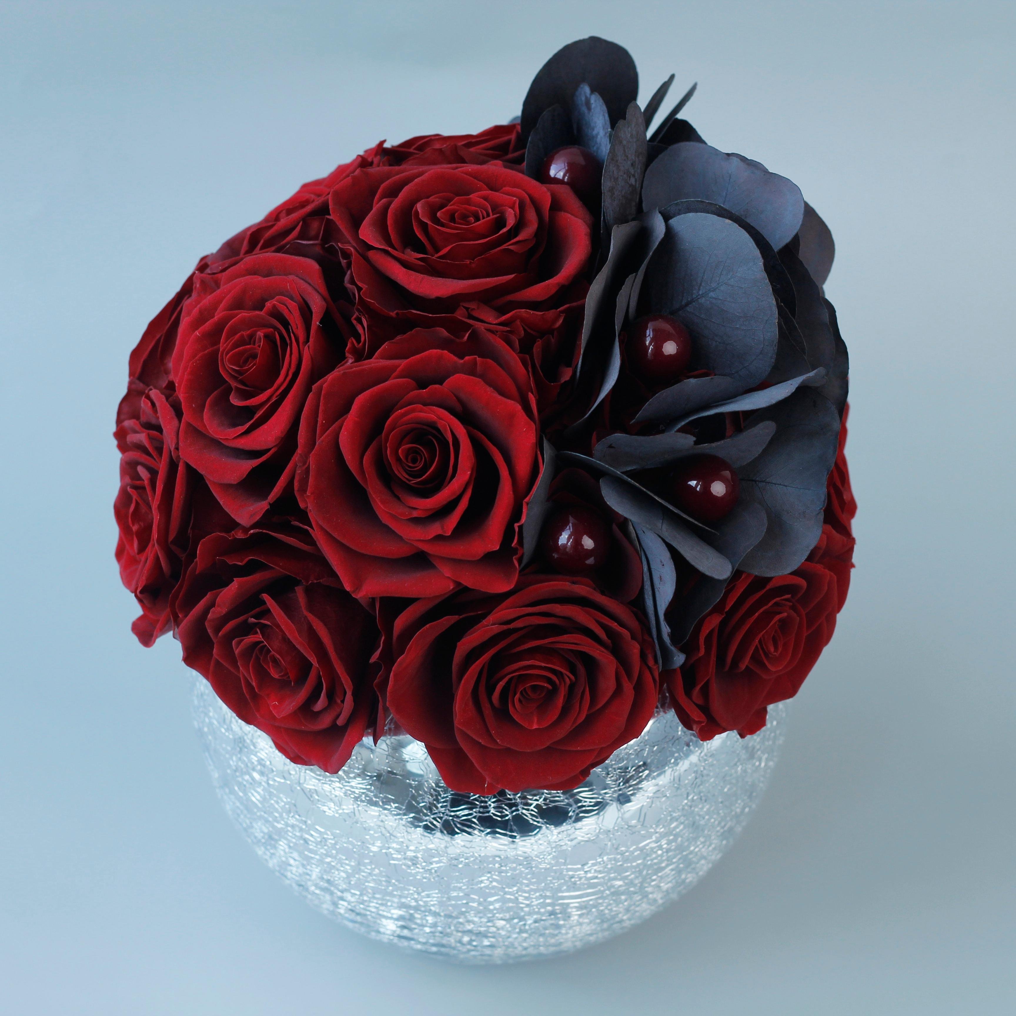 Lovebay Home Deco Gifts Pink Preserved Rose Flowers Natural Forever Eternal Flowers Longlife Real Preserved Roses in a Vase