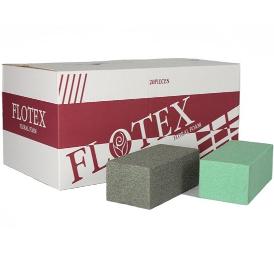 Malaysia Best Selling Quality Guaranteed Small Brick Size Grey Dry Floral Foam Suitable For Flower Arrangement
