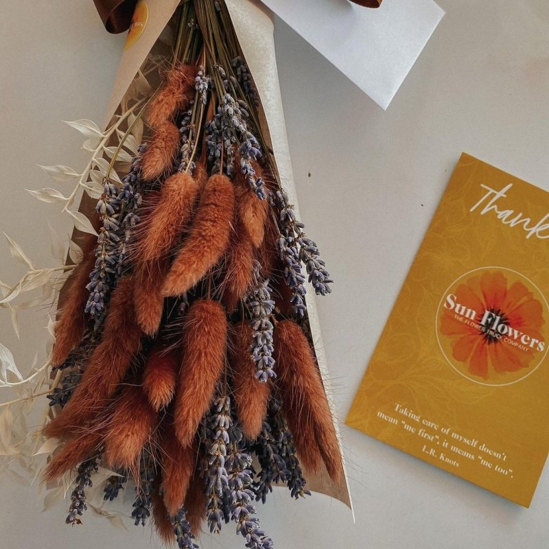 Natural Pampas Bunny Tail Grass Preserved Rabbit Tail Grass Dried Flower Bouquet for Boho Home Decoration