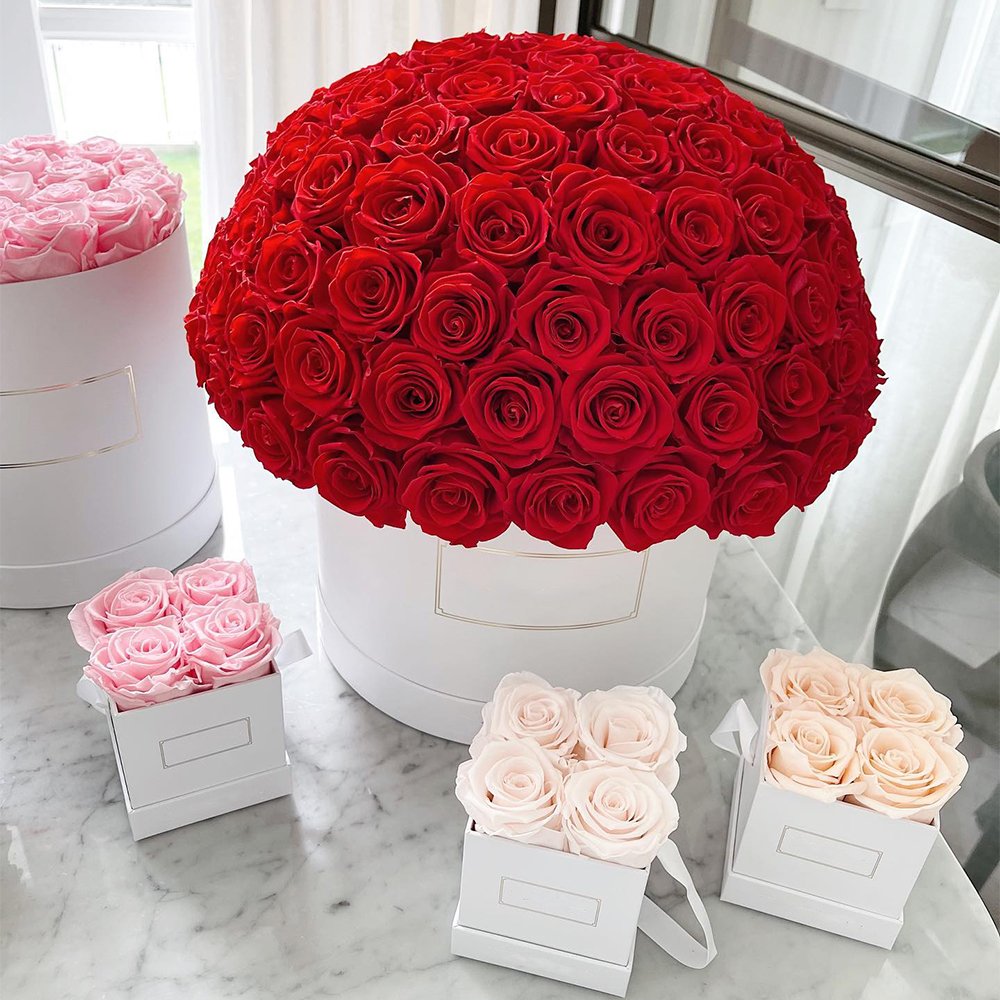 2024 mothers day flower gift mom rose box preserved rose flower mom box flower gfit mom day
