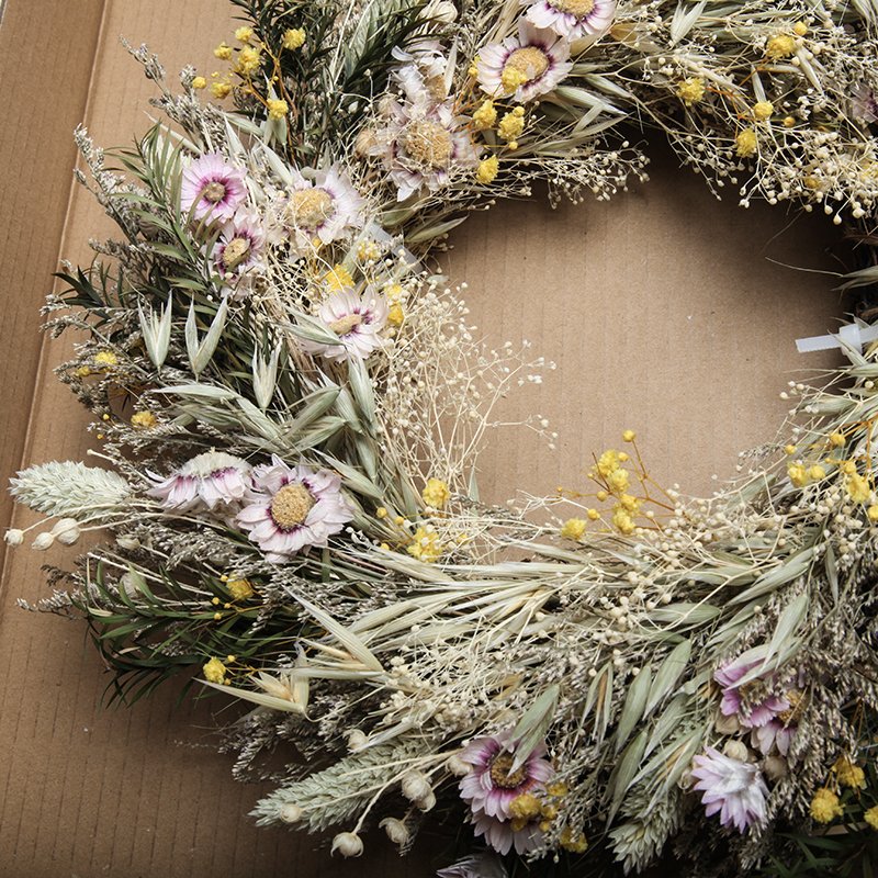 HFlora Yunnan Manufacturer High Quality preserved flower wreaths for Christmas Decorative Celebration