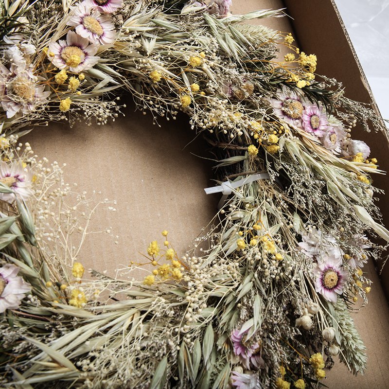 HFlora Yunnan Manufacturer High Quality preserved flower wreaths for Christmas Decorative Celebration