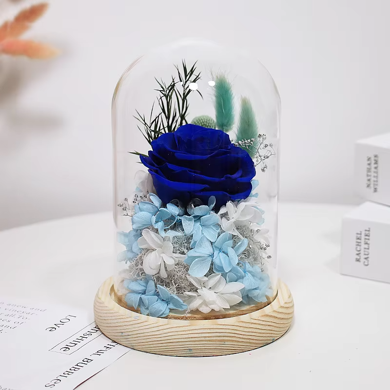 Preserved red real rose-eternal flower rose birthday gift for women her mom wife girlfriend Mother's Day Valentine's Day