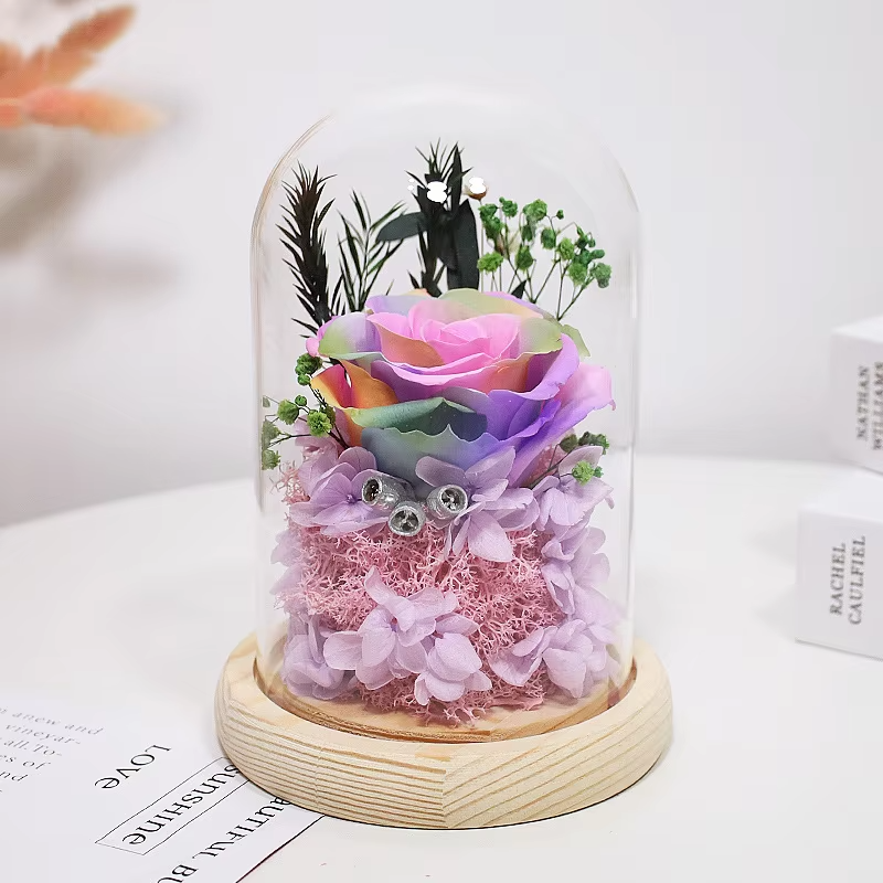 Preserved red real rose-eternal flower rose birthday gift for women her mom wife girlfriend Mother's Day Valentine's Day