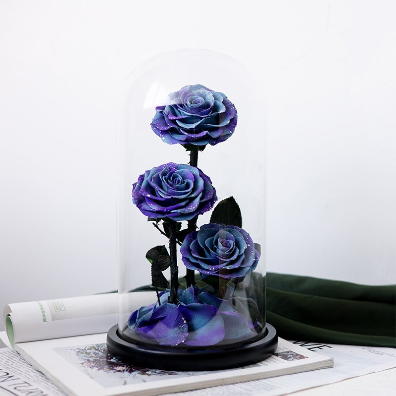 Newest hot sale Life After Life Series Preserved Flower Ornaments For Girl friend's Gift Wedding Decoration flowers
