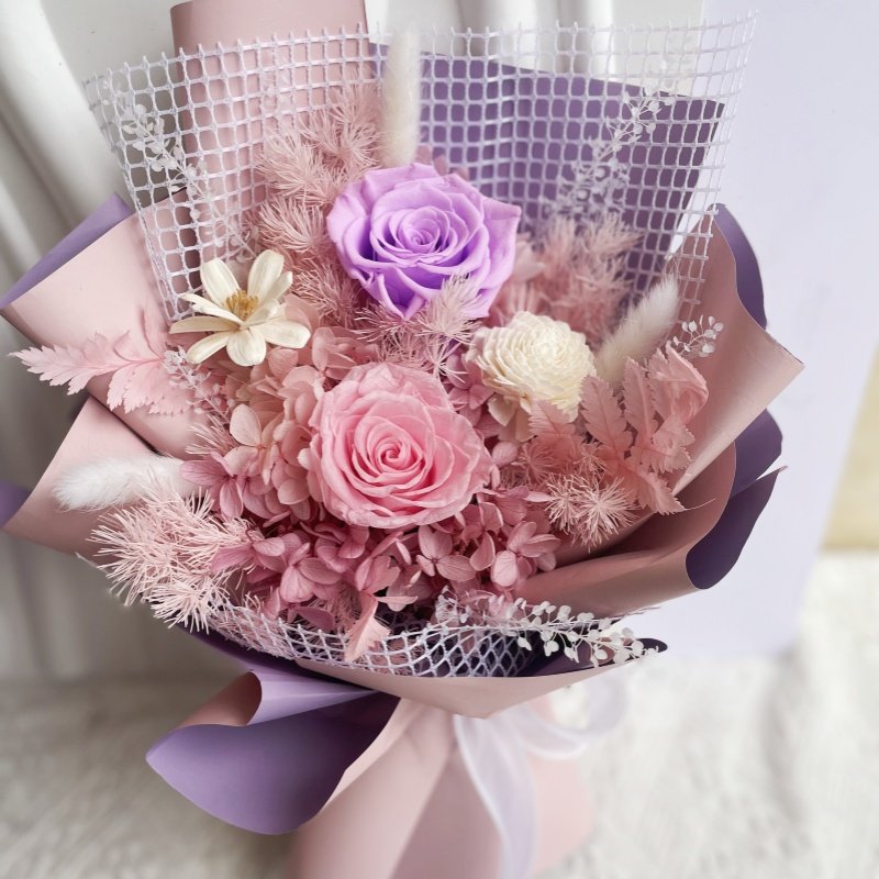 Factory outlet Preserved Flower Bouquet Wholesale Rose Creative Flower Valentine's Day Gift For Girlfriend