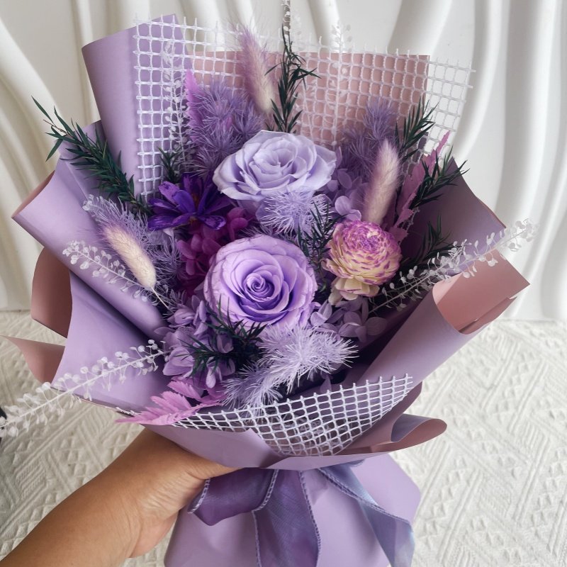 Factory outlet Preserved Flower Bouquet Wholesale Rose Creative Flower Valentine's Day Gift For Girlfriend