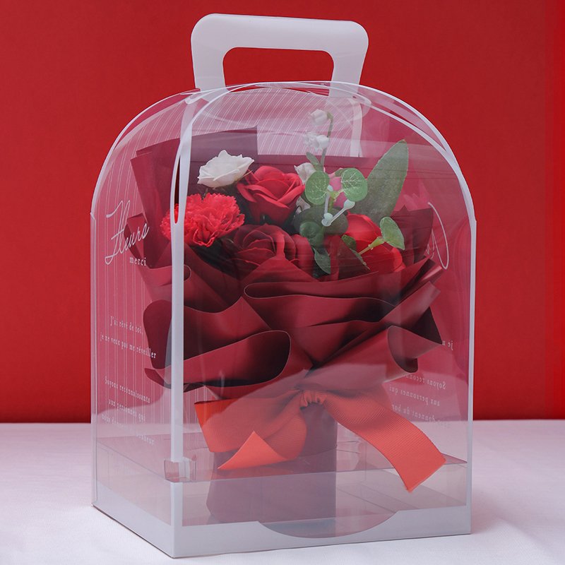 Hot Sell Artificial Rose Romantic Gift Preserved Flowers 2024 Festival Gifts Mothers Day Gift Handmade Soap Flower