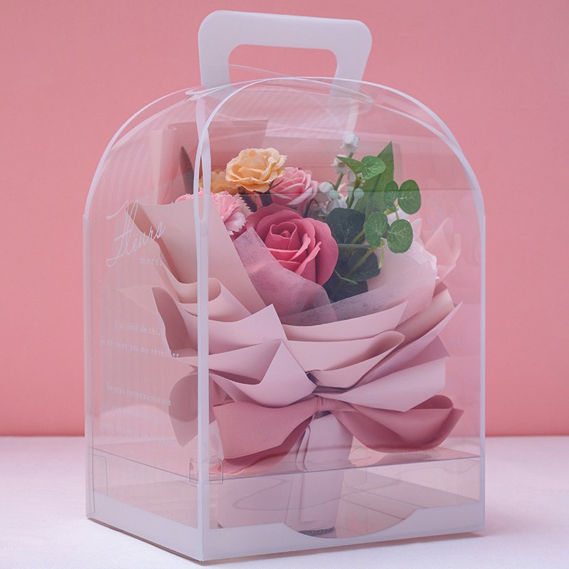 Hot Sell Artificial Rose Romantic Gift Preserved Flowers 2024 Festival Gifts Mothers Day Gift Handmade Soap Flower