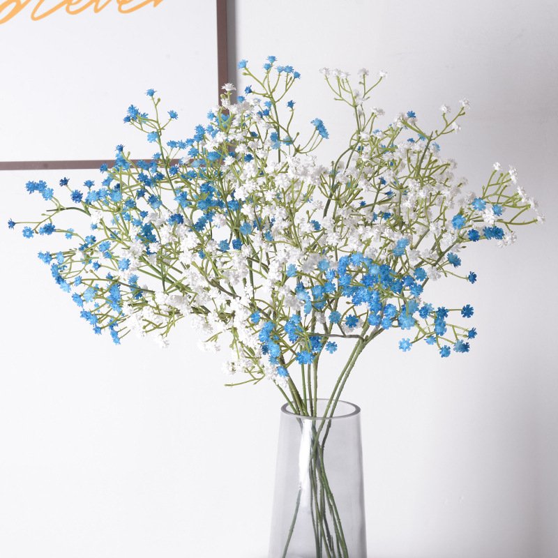Real Touch Baby's Breath Flower Faux Silicone Plant Artificial Gypsophila for Wedding Home Hotel Party Decoration