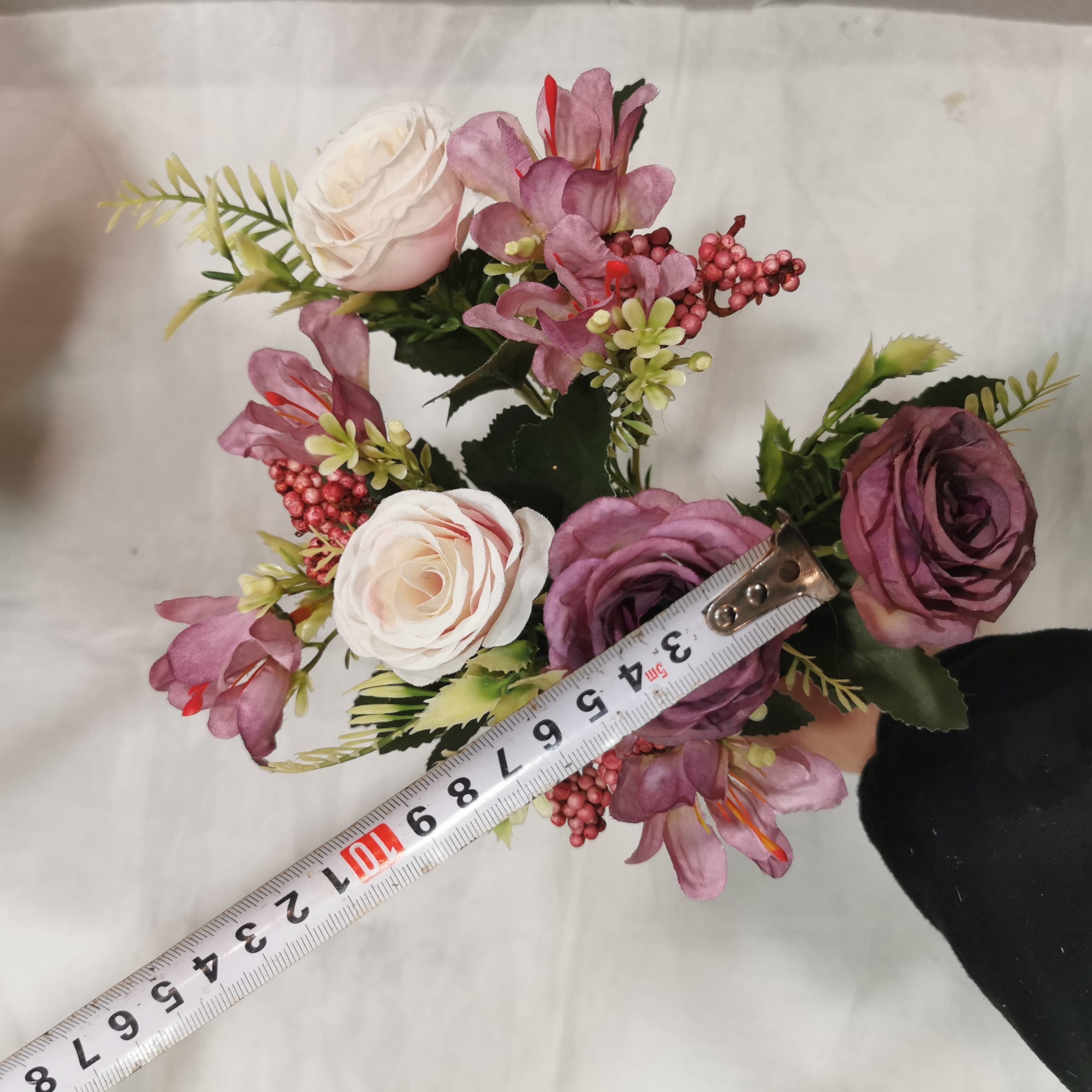 QIDA CJ23133 7 head silk flowers preserved flowers plants for Home Wedding Decorative Flowers Hot Sale 23241