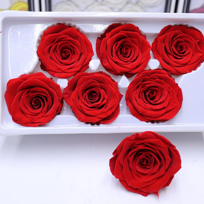 4-5 cm Best Real Natural Eternal Forever Immortal Flower Grade B Rose Buds Everlasting Preserved Roses For Flower Arrangement