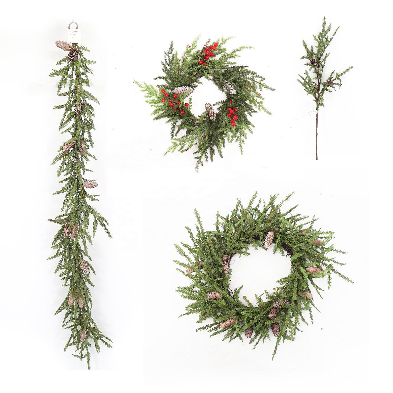 2024 Hot Selling Customizable Preserved Flowers Plants Festive Artificial Wreaths Decorative Flowers Various artificial flower