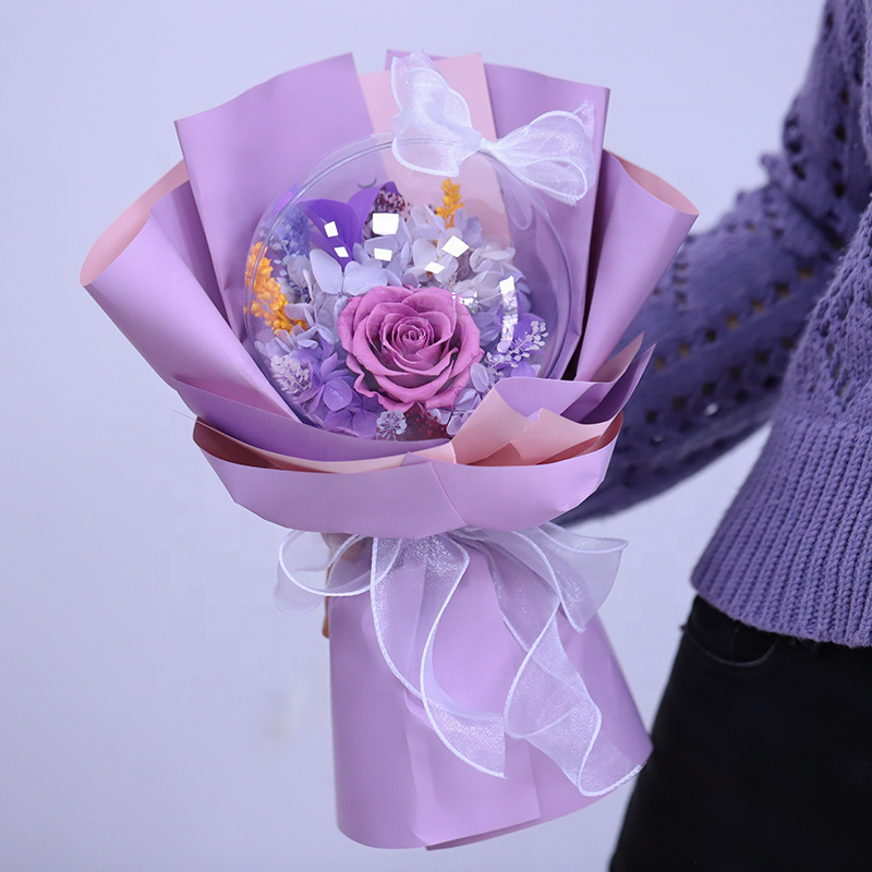 Wholesale Dried Preserved flower Bouquet Gift Sets For Women Decorations For Events Party Supplies Bouquets Of Preserved Flowers