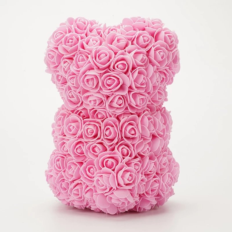 Popular and Premium wholesale Foam/PE Rose Bear Including Gifts Boxes For Valentines Day Gifts
