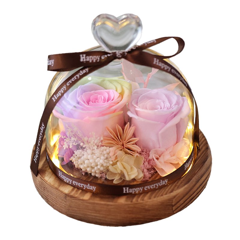 Little Sweetie Series Rose Preserved Flower Ornaments For Wedding Decoration Flowers Birthday Gift Girl Friend's Gift