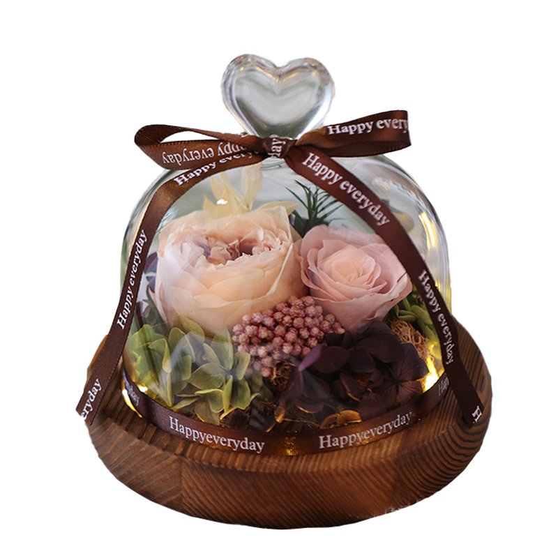 Little Sweetie Series Rose Preserved Flower Ornaments For Wedding Decoration Flowers Birthday Gift Girl Friend's Gift