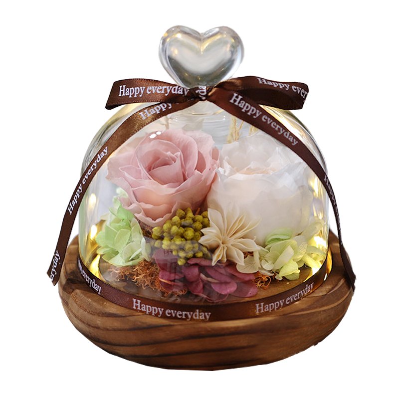 Little Sweetie Series Rose Preserved Flower Ornaments For Wedding Decoration Flowers Birthday Gift Girl Friend's Gift