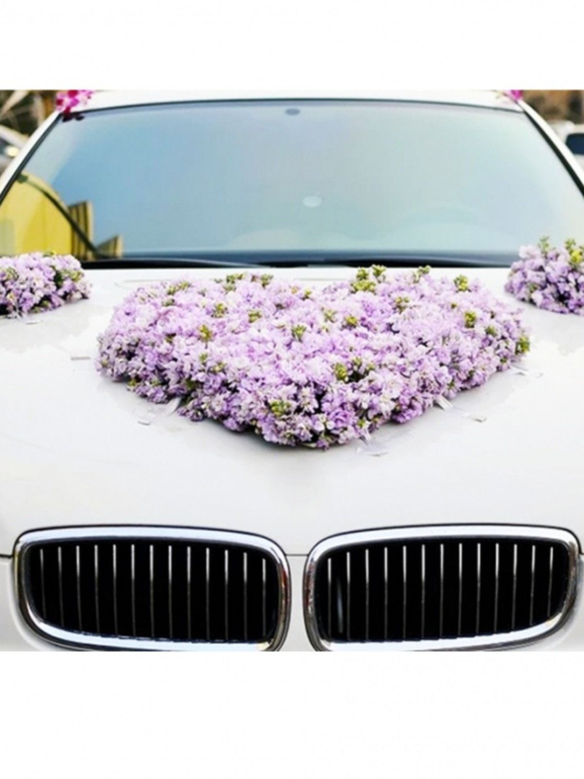 Heart-Shaped Flower Foam Blocks with Suction Cups Wet Foam Blocks Flower Foam Base Flower Mud for Weddings Car Decoration