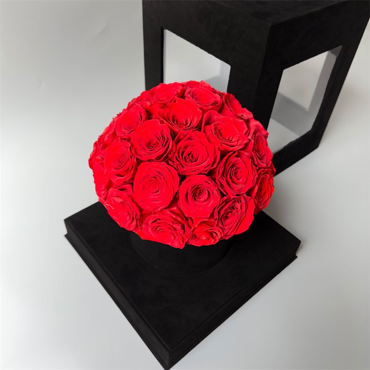 Manufacturer Valentine's Day Preserved Flowers Box Gifts Real Natural Rose Immortal Everlasting Long Life Forever Eternal Roses