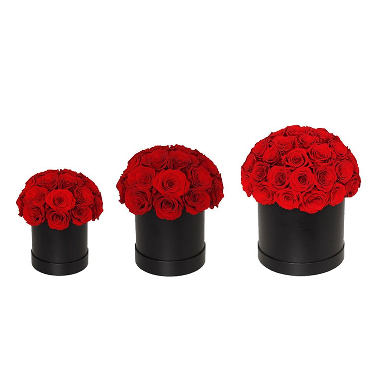 Manufacturer Valentine's Day Preserved Flowers Box Gifts Real Natural Rose Immortal Everlasting Long Life Forever Eternal Roses