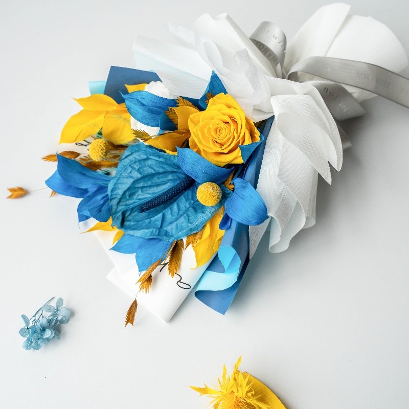 2024 Hot Sale bouquet Real Touched Eternal Preserved Flower for Women Girl