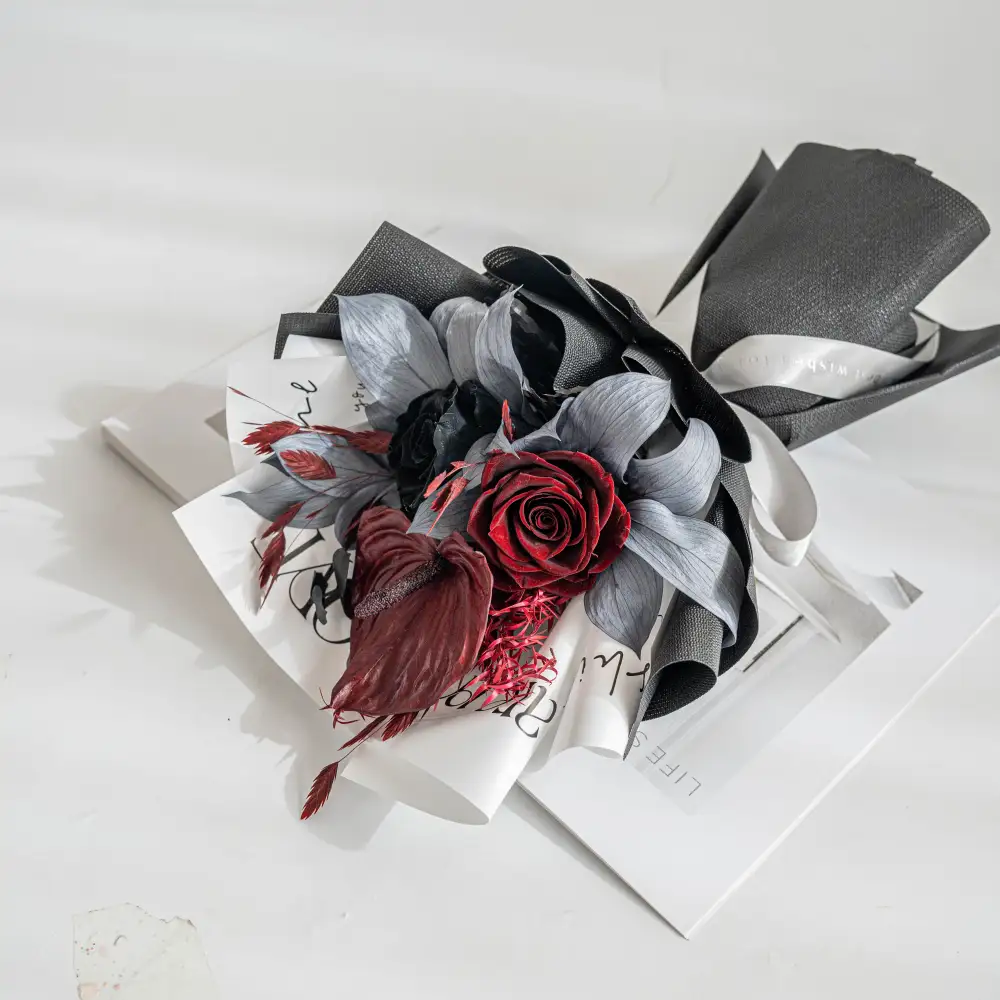 2024 Hot Sale bouquet Real Touched Eternal Preserved Flower for Women Girl
