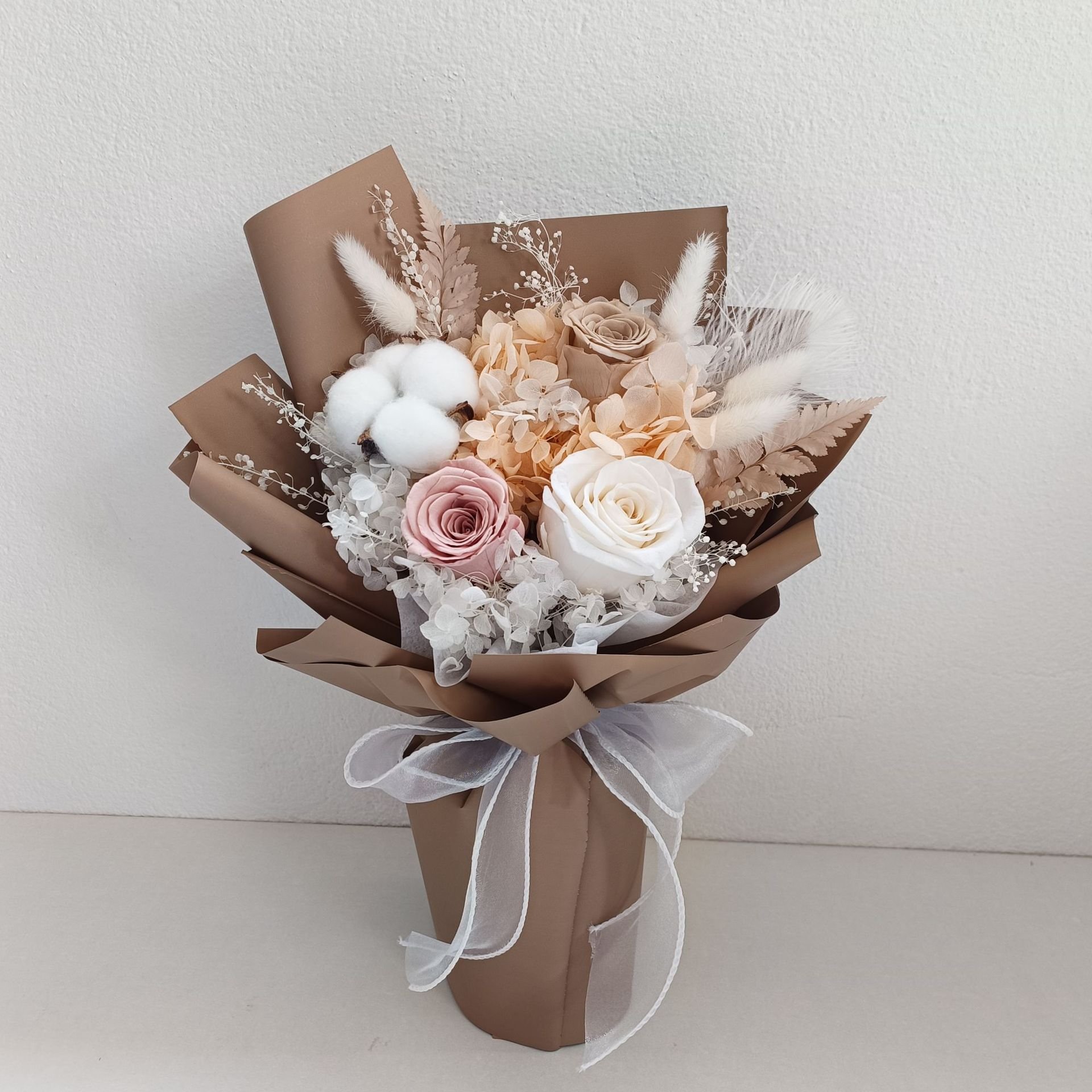 2024 Mother's Day Gifts Eternal Flower Bouquet Red Purple Rose Bouquets Preserved Flowers Forever Roses Mother's