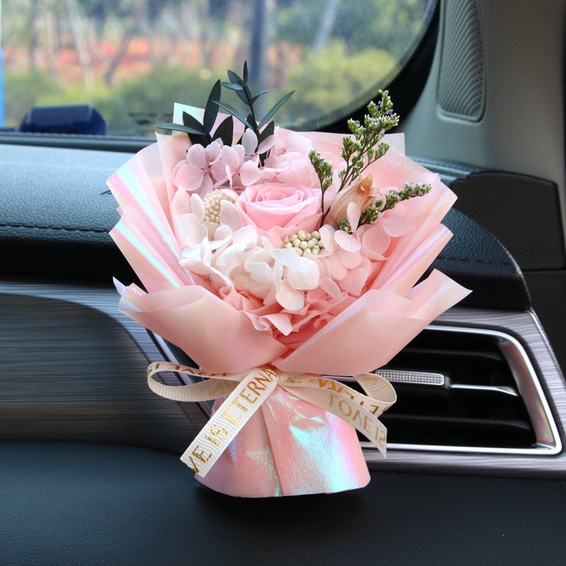 2024 Mother's Day Gifts Eternal Flower Bouquet Red Purple Rose Bouquets Preserved Flowers Forever Roses Mother's