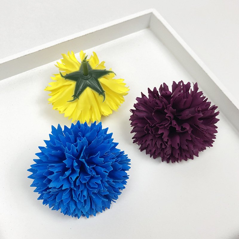 New coming carnation soap flor bouquet gift box Preserved Flowers Rose Head