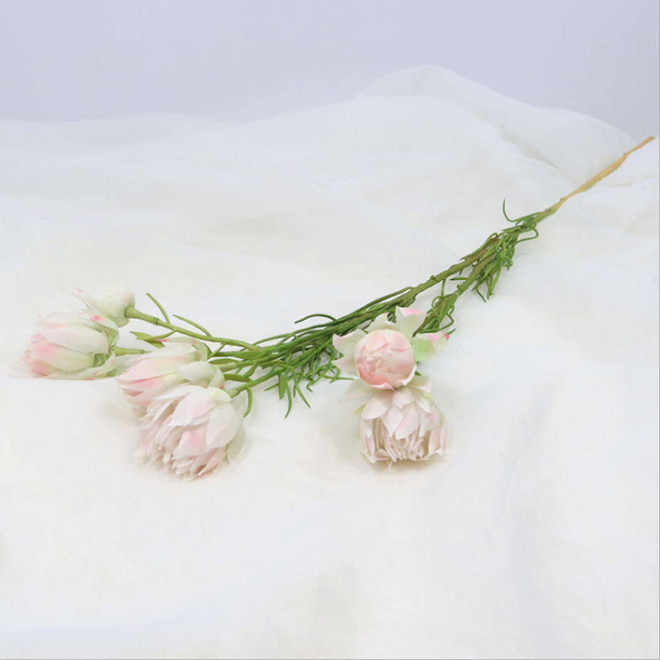 Ins Most popular High quality refreshing Artificial silk Snow Lotus Flower for home Decoration