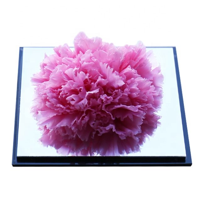 handmade single flowers preserved carnation large flower heads in acrylic box for home and wedding decoration