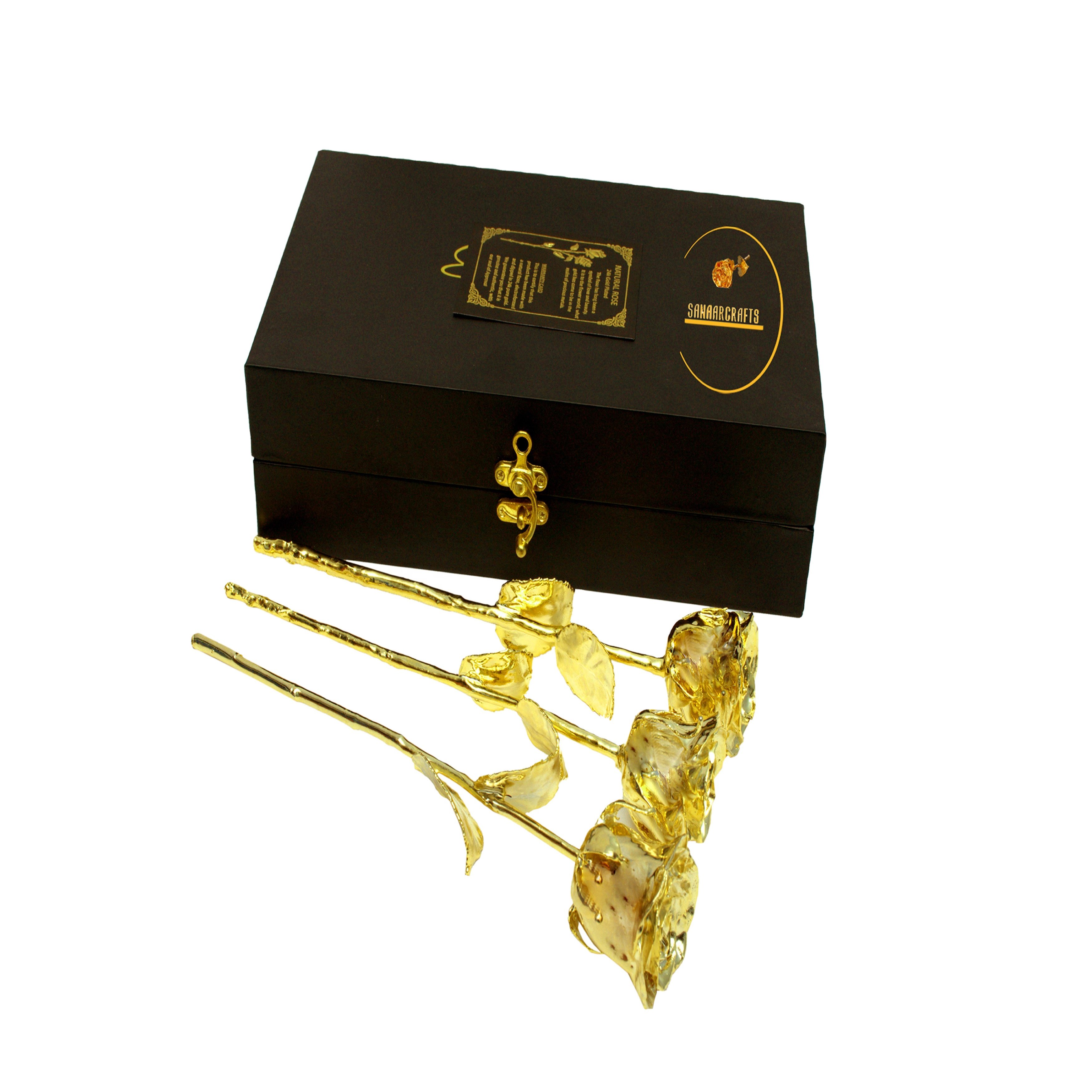 2023 Forever 24k Gold Plated Rose For Forever Love OEM ODM Forever Rose Real 24K Gold Rose Valentines Day Gift 24K Dipped Gold
