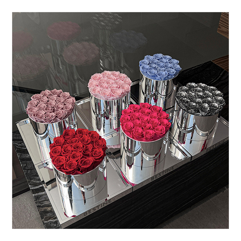 long life roses box Everlasting Enchanted eternity eternal rose Infinity Preserved forever roses in acrylic box