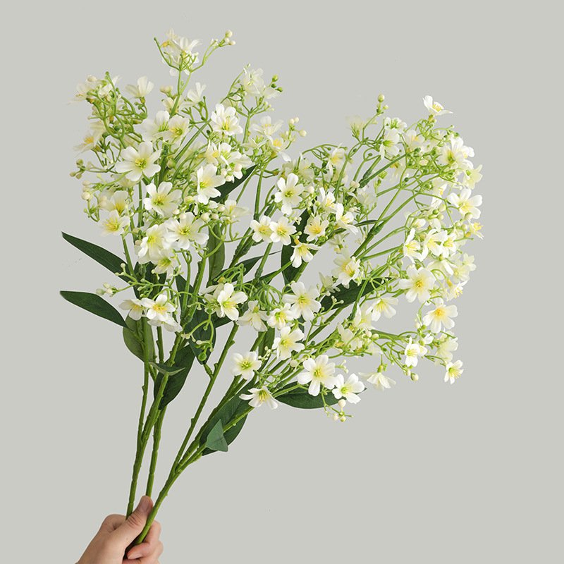 Modern minimalist decoration single branch pink 3 heads Ruixiang Artificial Flowers For Home Decoration