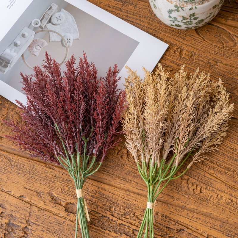 YC1070 New Arrival in Bulk Red Fine Mist Long Handle Bunch for Home Party Wedding Decoration wedding centerpieces table decor
